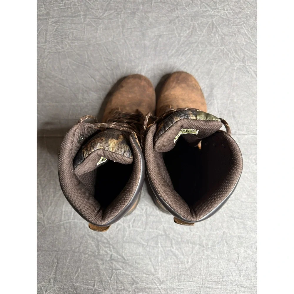 Outdoor Gear Hunting Boots Mens 11.5 Thinsulate Brown Camo Waterproof